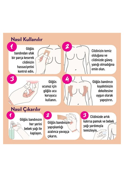 Yeni İnci Göğüs Bandı 056 Ten Rengi