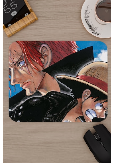 One Piece Kaymaz Dikişli Kauçuk Oyuncu Mousepad V3 - 22x18 Gaming Mouse Pad Fare Altlığı