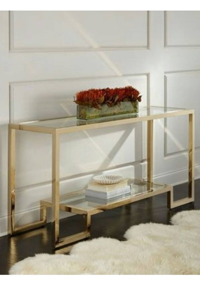 Elia Gold Metal Dresuar/konsol Gold