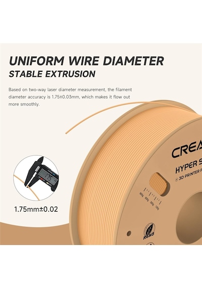 Creality Hyper Pla Şeftali Tozu Filament 1.75mm 1kg - Urhanshop Gönderimli