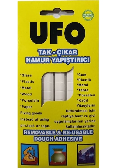 Ufo Tak - Çıkar Hamur Yapıştırıcı 1'li Paket