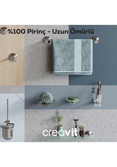 Creavit BJ11023 Joyful Diş  Fırçalık Krom