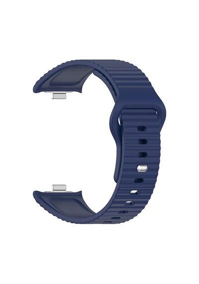 Redmi Watch 6 Silikon Kordon Tırtıklı Suya Dayanıklı Tasarım Lacivert