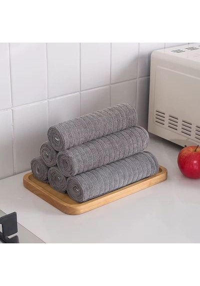 3 Adet Mikrofiber Kareli Mutfak Bezi, 40x40 Cm, Leke Ve Koku Tutmaz, 1100 Gsm, Deterjanla Kullanıma Uygun, Oto Yıkama Diğer