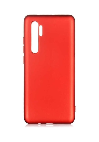 Xiaomi Mi Note 10 Lite Kılıf Zore Premier Silikon Kapak Kırmızı