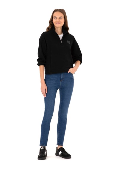U.s. Polo Assn. Kadın Sweatshirt Siyah