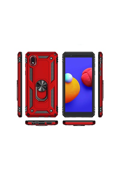 Galaxy A01 Core Kılıf Zore Vega Kapak Gri