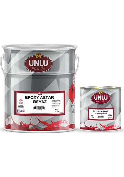 Ünlü Epoxy Astar Ve Sertleştirici 20 Kg