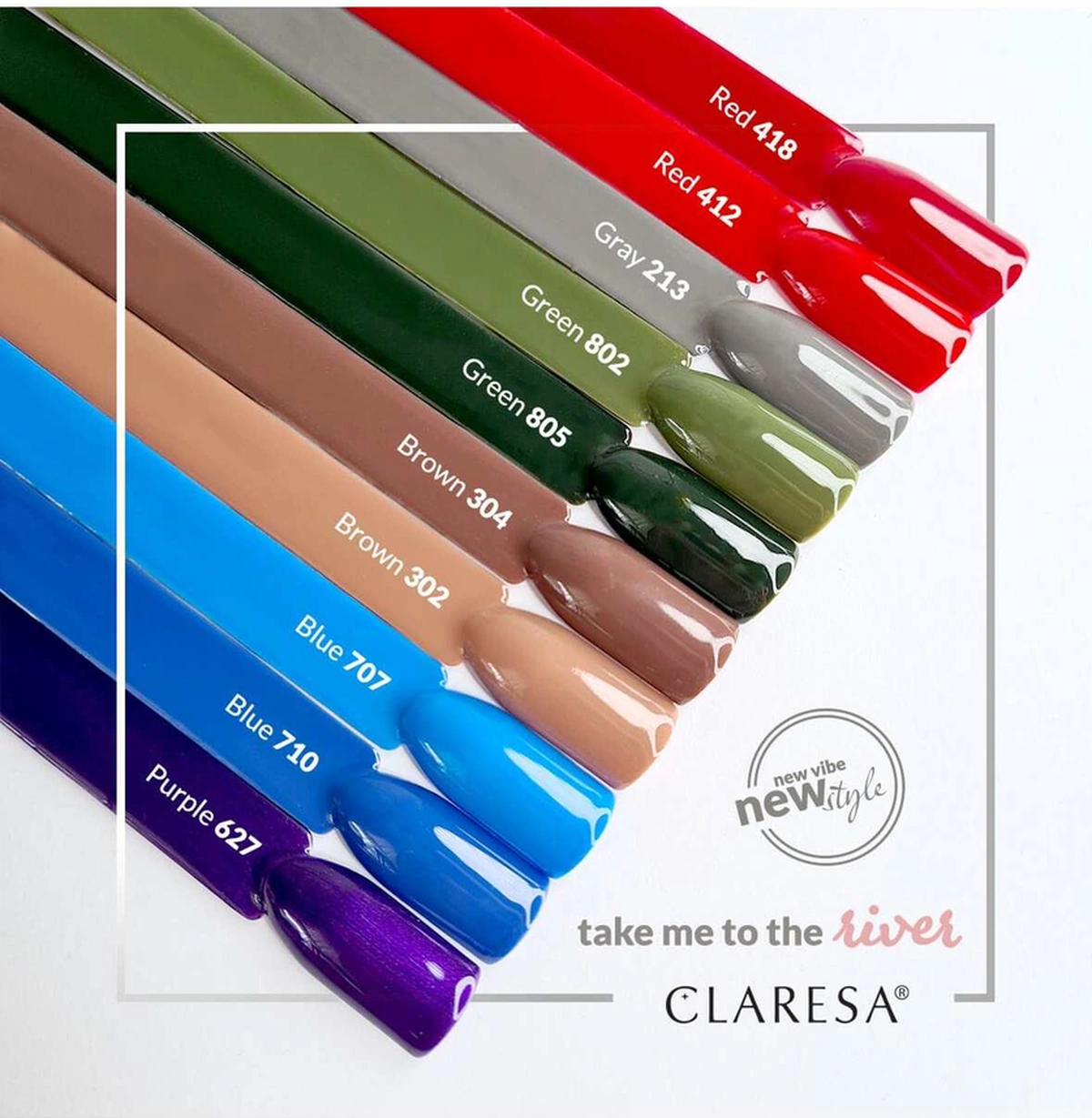Claresa Kalıcı Oje Blue Koyu Mavi 710 5gr