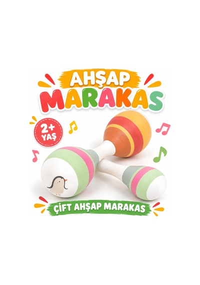 Arkhenx Ahşap Marakas Bzs1