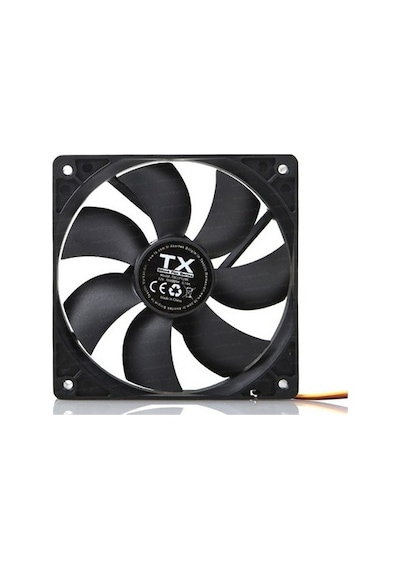 Tx 12 Cm Sessiz Siyah Kasa Fanı