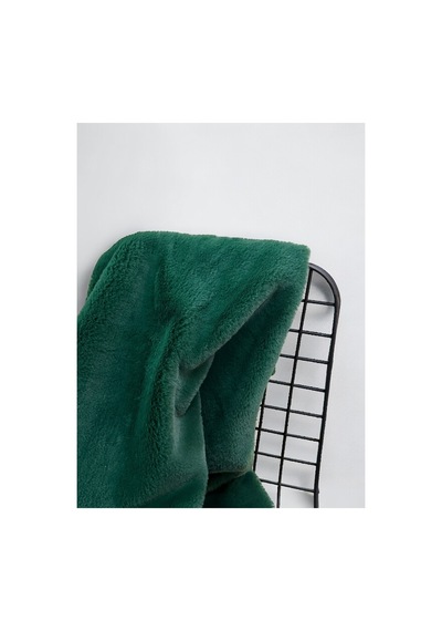 Zp Toscana 800 Gr , Ithal Yeşil Peluş Kumaş 100x150cm Rabbt Tekstil Ev Tekstili Yeşil Yeşil
