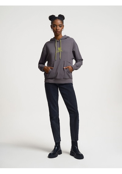 Loft Oversize Kadın Sweatshirt Antrasit