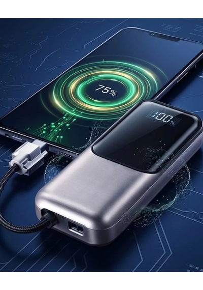 Type C Ve Lightning Destekli Yüksek Kapasiteli Powerbank 13000 Mah Renkli