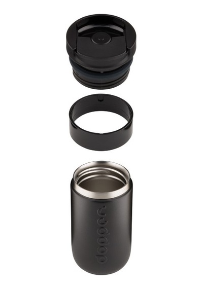 Dopper Travel Mug Yalıtımlı Termos Bardak 300 Ml - Gece Siyahı Siyah