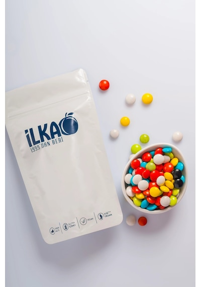 Renkli Draje Çikolata 250 Gr Şeker Kaplı Çikolata İlka Gıda