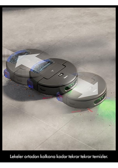 Dyson Spot+Scrub AI Islak ve Kuru Robot Süpürge Siyah