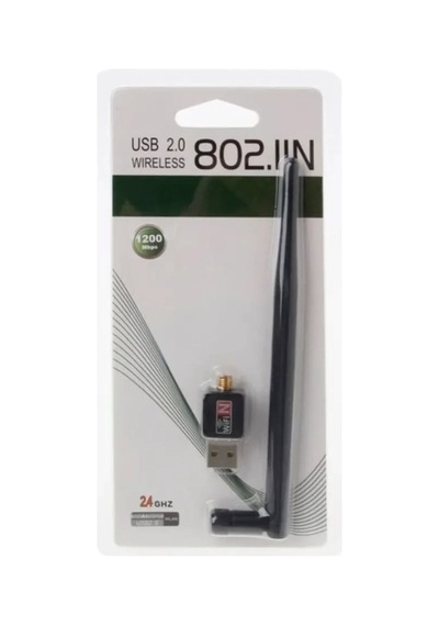 Hızlı İnternet Bağlantısı 300 Mbps Usb Wireless 5 Dbi Anten