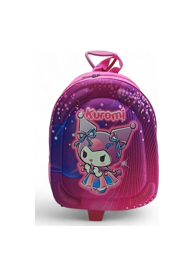 Anaokulu Çekçekli Sırt Çantası 3d Kabartmalı Kreş Kız Çocuk Çantası Kuromi Anaokulu Çekçekli Sırt Çantası 3d Kabartmalı Kreş Kız Çocuk Çantası Kuromi