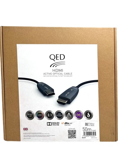 QED QE-6187 Performance Optical HDMI LSZH 50 m