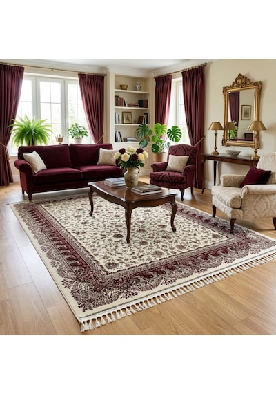 Selçuklu 200 X 300 İpek Halı Bej