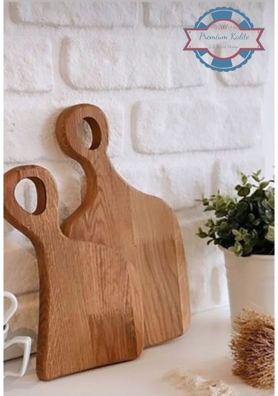 Doğal Ahşap Kesme Tahtası Premium Kalite Sevgili Model Sunum Tahtası Ahşap