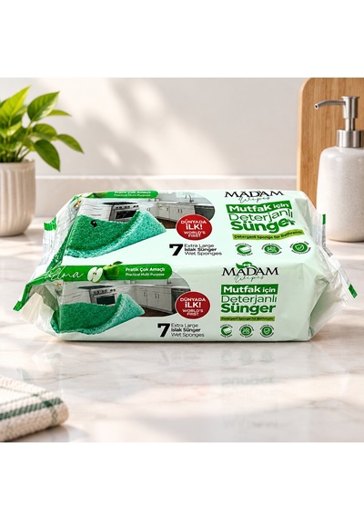 Mutfak Deterjanlı Sünger