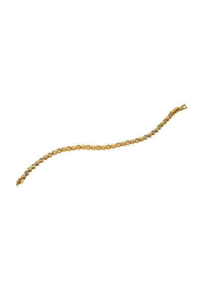 Biem Mini Kalpli Suyolu Çelik Bileklik Gold/gümüş