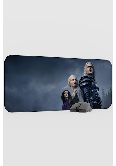The Witcher 2 V5 70x30 Xl Gaming Kauçuk Kaymaz Taban Mouse Pad Fare Altlığı