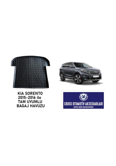 Kia Sorento 2015-2016 ile Tam Uyumlu Bagaj Havuzu