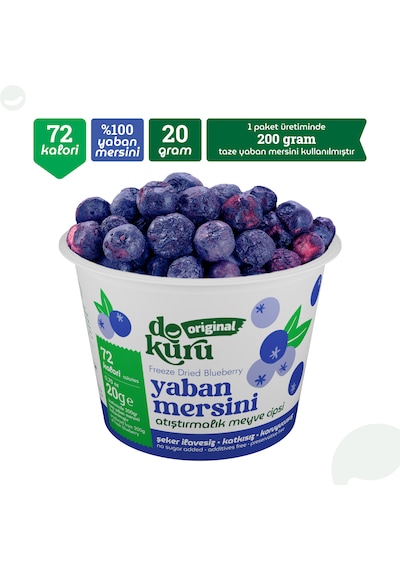 Dokuru Yaban Mersini Kuru Meyve Cipsi 20 G