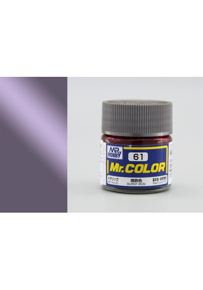 10 Ml. Burnt Iron Mr.color Serisi Maket Boyası, Mr.hobby C061 Standart