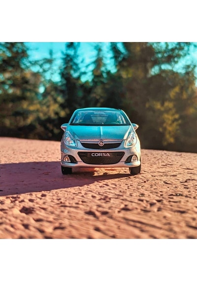 Welly Metal Opel Corsa Çek Bırak Model Araba Opel