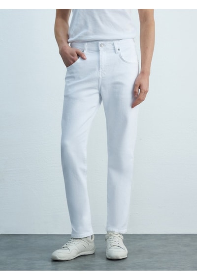 Ltb Sawyer P Orta Bel Jean Pantolon 010095185415942 100 Beyaz