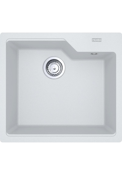 Franke Ubg 610-56 Granit Bianco Evye, Actıve Plus Doccıa 2.0 Spiralli, Bianco Armatür Beyaz