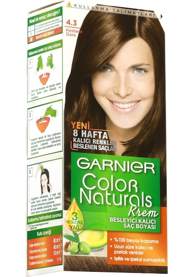 Garnier Color Naturals Saç Boyası 4.3 Kestane Dore