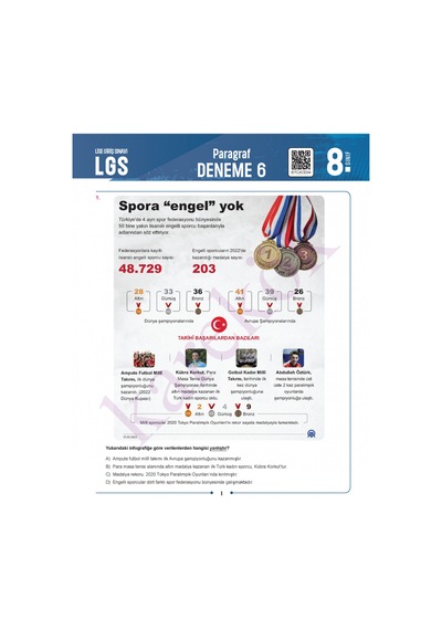 Karekök Müfredat Lgs Paragraf Denemeleri