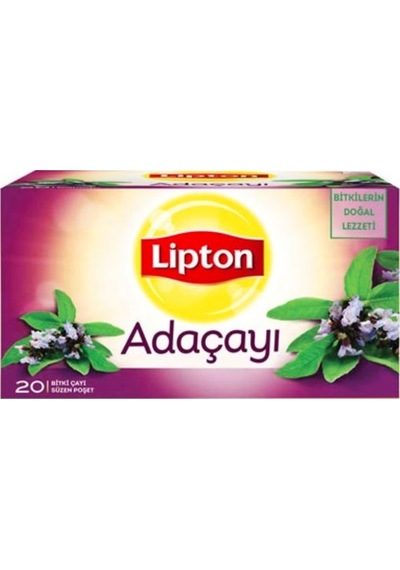 Lipton Adaçayı Bitki Çayı Süzen Poşet 4'lü 20 x 1.5 G