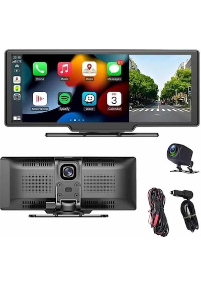 4k Ultra Araç İçi Ön Ve Arka Kameralı Ekran Hd 2 Kameralı Torpido Üstü Araç Multimedya