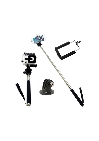 Gopro Aksiyon Kameraları Için Kafa Bandı Göğüs Bandı Ve Monopod