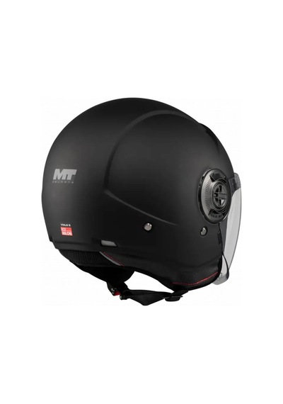 Mt Helmets Viale Sv Pure A1 Açık Kask Siyah