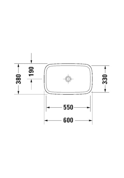 Duravit - Durastyle Çanak Lavabo Beyaz 60 Cm - 0349600000- Beyaz