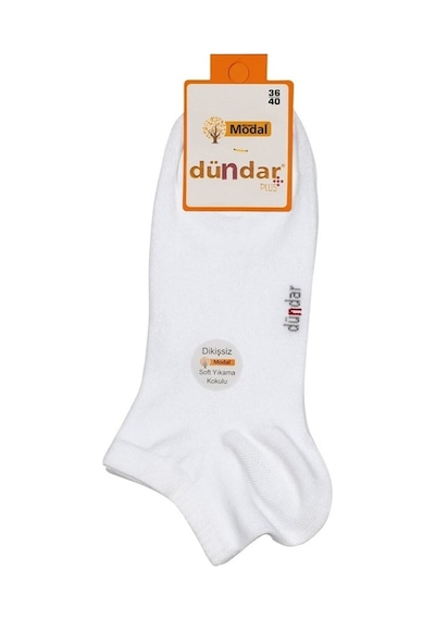 Dündar Çorap Modal Plus Patik Çorap Dikişsiz / Soft Yıkama / Kokulu 12 Çift Kadın 001
