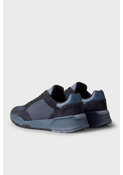 Calvin Klein Süet Detaylı Logolu Sneaker Ayakkabı Hm0hm023080g5 Erkek Ayakkabı Hm0hm02308 0g5 Lacivert-mavi