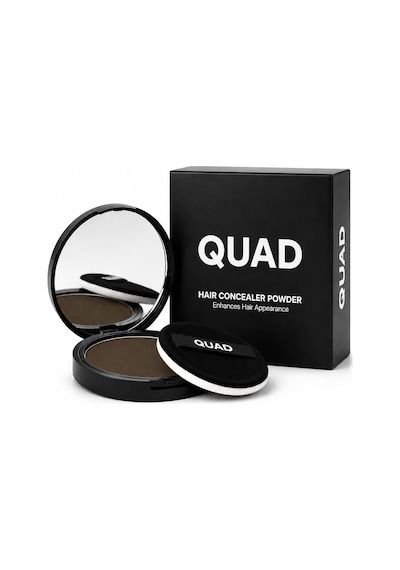 Unisex Saç Ve Sakal Kapatıcı Dolgunlaştırıcı Pudra, Koyu Kahve, 12gr, Doğal Görünüm, Anında Hacim Çok Renkli