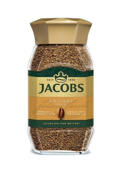 Jacobs Cronat Gold Çözülebilir Kahve 100 G - 2 Adet Tarı Çekirdek Kahve