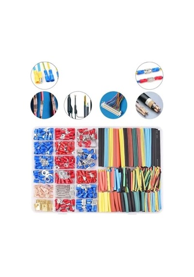 Renkli Isıyla Daralan Makaron Seti, 678'li Paket