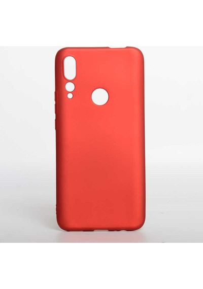 Huawei Y9 Prime 2019 Kılıf Zore Premier Silikon Kapak Kırmızı