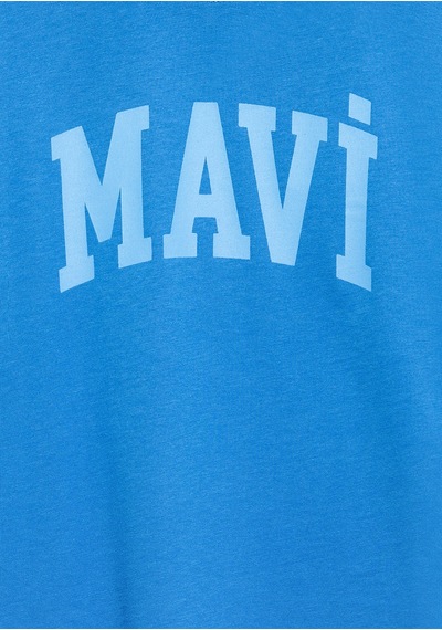 Mavi - Mavi Baskılı Mavi Tişört 6610484-70902 Mavi