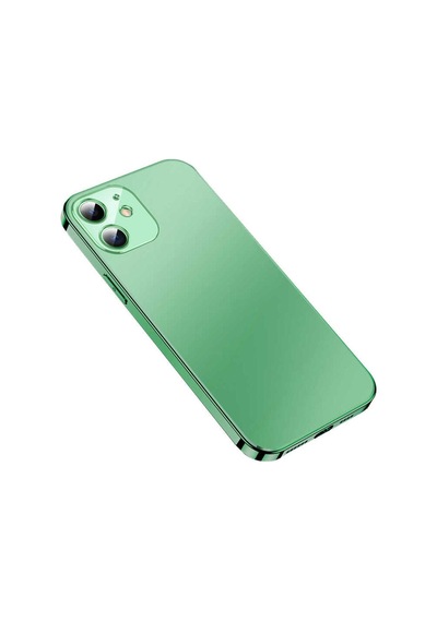 Apple Uyumlu iPhone 12 Kılıf Zore Bobo Kapak Yeşil